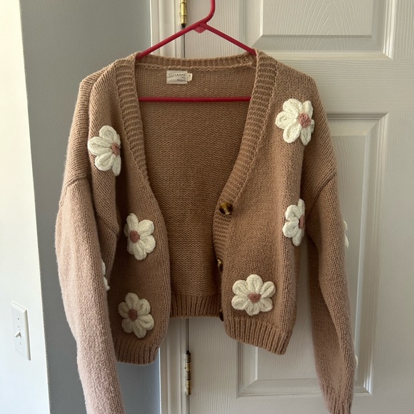 Dry Goods Sweaters - Dry Goods flower cardigan
